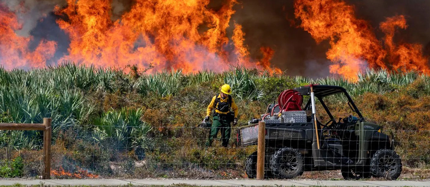 Prescribed fire UTV slip on unit